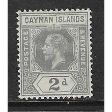 CAYMAN ISLANDS 1912-20 GV 2d MINT SG43