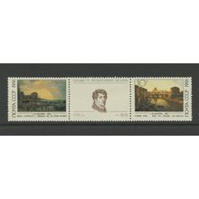 Russia 5963a (5962-5963), 1990 Paintings, Strip, VF, MNH, (RU297)