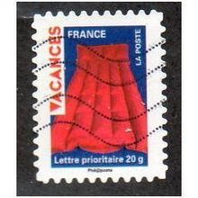 FRA 2009 (56c) 'VACANCES - AIRBED' FINE USED (EBID11092)