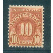 J84 10c Postage Due Barely Clears MNH Q3246