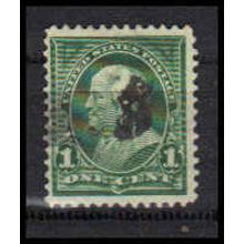 Used 279 1c Benjamin Franklin Just Clears RA1480