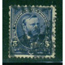Used 281 5c Ulysses S. Grant Barely Clears M04813