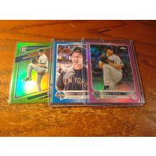 2021 -2022, Panini/Topps, 3-Cards, Green, Blue, Pink, GERRIT COLE, Yankees