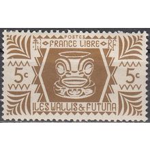 Wallis & Futuna 1944 Michel 146 Neuf ** Cote (2005) 0.30 € Art indigène