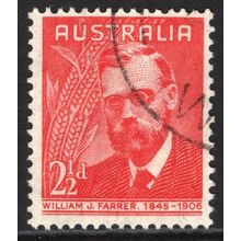 AUSTRALIA 1948: WILLIAM FARRER - WHEAT PIONEER - 2½d USED (G5)
