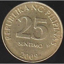 1993 Philippines 25 Sentimos Coin