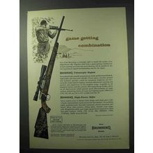 1962 Browning High-Power Rifle and Telescopic Sights Ad