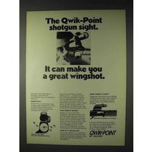 1972 Weaver Qwik-Point Shotgun Sight Ad