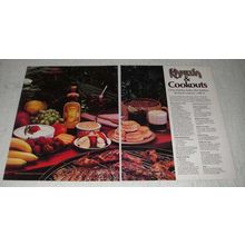 1983 Kahlua Liqueur Ad - Kahlua & Cookouts