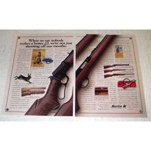 1991 Marlin Rifle Ad - 60 39AS 39TDS 883N 25N Papoose