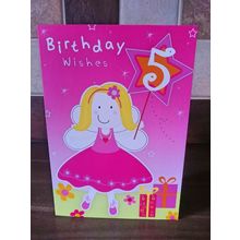 5th Birthday Cards - Birthday Wishes - Fairy - 05