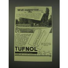 1949 Tufnol Ltd. Ad - Well supported