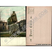 CT New London Postcard John Winthrop Monument ct_box4~1882