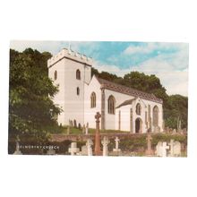 SELWORTHY CHURCH, SOMERSET. unused vintage postcard by J. Salmon #