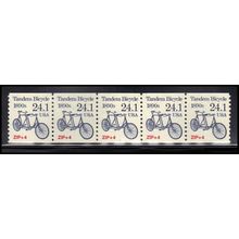2266 24.1c Tandem Bicycle Very Fine MNH Dry Gum PNC 1/5 X1378