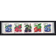 3302-3305 33c Fruit Berries Very Fine MNH PNC B1112/5 PA2129
