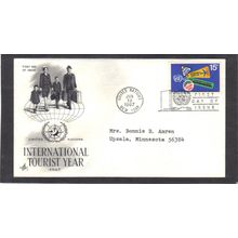 FDC Art Craft 176 15c Tourists (Cachet-Typed/A) CV39387