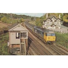 Class 50 Temeraire Train at Cowley Bridge Junction Exeter Postcard