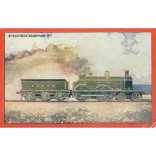 South Eastern & Chatham Train Railway 4-4-0 Wrench Series Old Postcard
