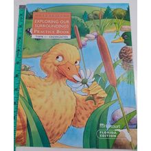 exploring our surroundings trophies theme 11 kindergarten Harcourt paperback