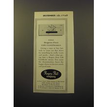 1960 Rogers Peet Fashion Ad - Give Rogers Peet Gift Certificates