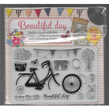 Beautiful Day Stamp Set. Stamping Cardmaking Scrapbooking Crafts