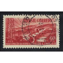 Brazil Inauguration of Sao Francisco Hydro-electric Station 1955 Canc SG#920