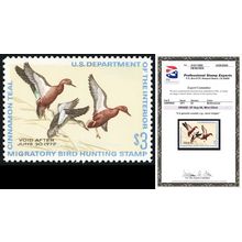 RW38, Mint XF/Superb NH $3 Duck Stamp - Graded 95 PSE Cert SMQ $120 Stuart Katz