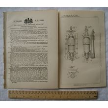 1890 Patent No. 16,638 rotating bore tools, Emil von Buhler, Berlin