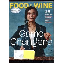 FOOD & WINE MAGAZINE Game Changers "The Innovators Issue" NEW JULY 2021