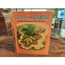 Little Golden Book Scuff The Tugboat (I) Edition FN+ By Gertrude Crampton 1946