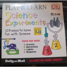 Science Experiments PC ROM Promo The Daily Mail CD Rom Library Play & Learn