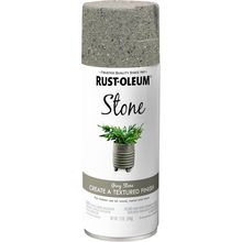 Rust-Oleum 7992830 Stone Creations Spray, 12 Oz, Gray Stone