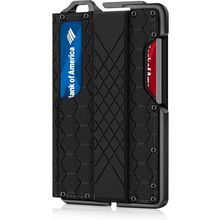 MURADIN Tactical Minimalist Wallet for Men, Slim Rfid-Blocking Metal Card Holder