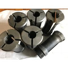 LOT 6 NAMCO 1", 1-1/8,1-3/16,1", 1 1/8,1 3/16 ACME GRID ROUND COLLETS,AJ