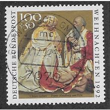 GER 1992 100pf +50 'CHRISTMAS' FINE USED (EBID54-541)