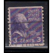 Used 842 3c Thomas Jefferson Just Clears KA8433