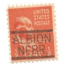 PRECANCEL -T&T ALBION, NEB 547 ON 0.5c PREXY
