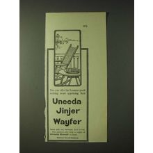 1900 National Biscuit Company Uneeda Jinjer Wayfer Ad - You can offer