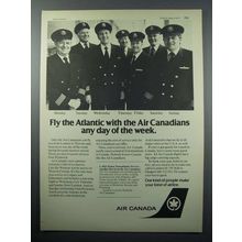 1977 Air Canada Ad - Fly the Atlantic