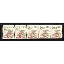 2255 7.6c Carreta Fine MNH Dry Gum PNC 1/5 X2934