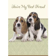 You're My Best Friend - Friendship Greeting Card - 00786