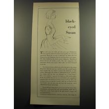1953 Community Service Society Ad - Black-eyed Susan
