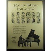 1957 Baldwin Pianos Ad - Meet the Baldwin Hall of Fame (second of a series)