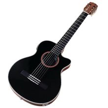 39 Inch Silent Classic Guitar 6 String Solid Spruce Top Matte Finish Okoume Wood