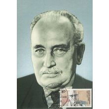 Carl Wilhelm Kaisen German Bremen Mayor SDP Party FDC Postcard