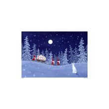 10504 - Korsch Advent - "Tomte" in Woods - 10.5"H x 12"W x 1"D