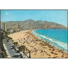 Vista General de la Playa, Benidorm, c.1960s - Rueck Tarjeta Postal