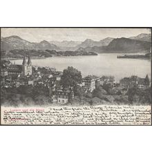 Luzern und die Alpen, 1904 - Edition Illustrato AK
