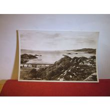 LOCH NAN UAMN VIADUCT, ARGYLL unused vintage postcard RP by Valentine 1950s =